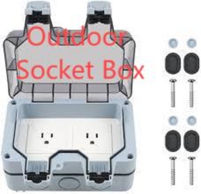 Nante Outdoor Socket Box for Secure Installations
